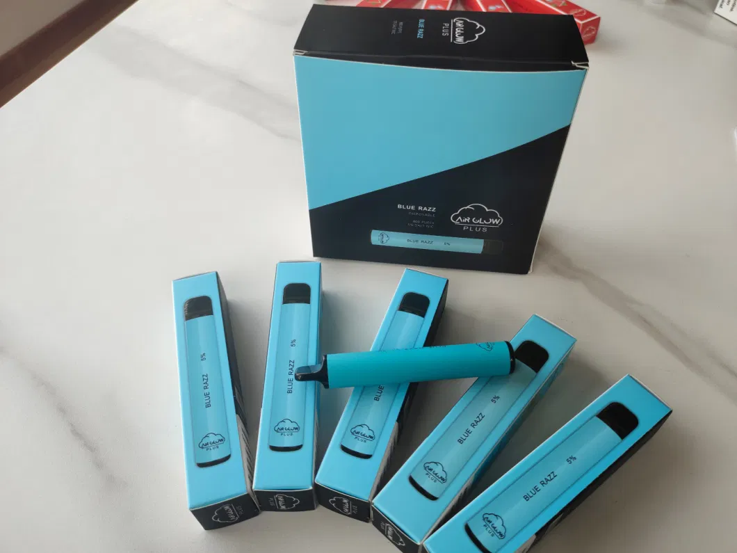 Air Glow Plus Mini and Disposable E Smoke Cigarette - Blue Razz Flavor