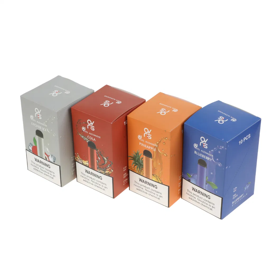 Ovns Cigarettes Disposable Sensor Play Smoke 500 Puffs Fruit Tobacco Flavors Vape