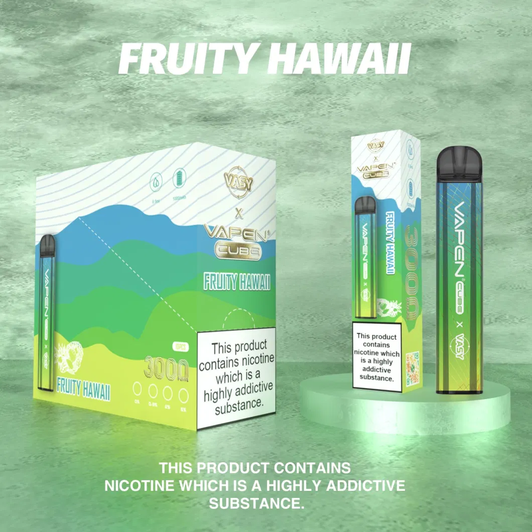 Vasy &amp; Vapen Cube 3000 Puffs Disposable Vape Wholesale E Cigarette 0/0.9/2/5% Nicotine