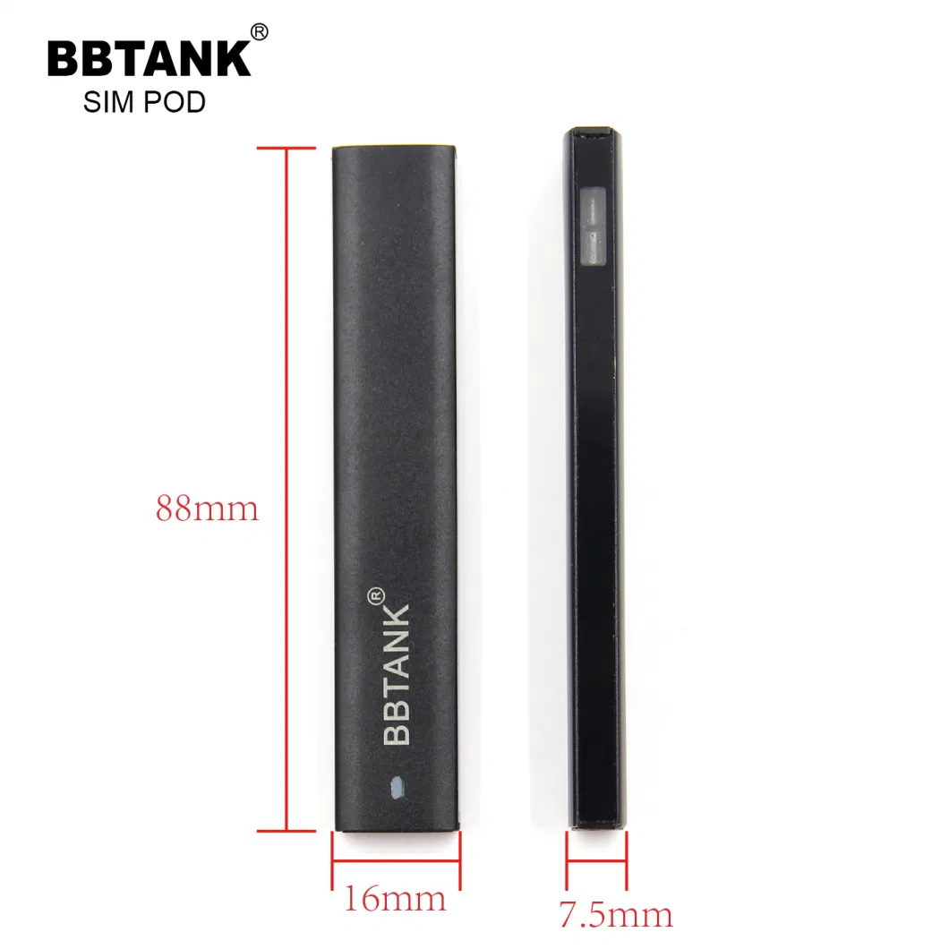 Bbtank D8 Disposable Empty Disposable Pod Vape for Thick Oils