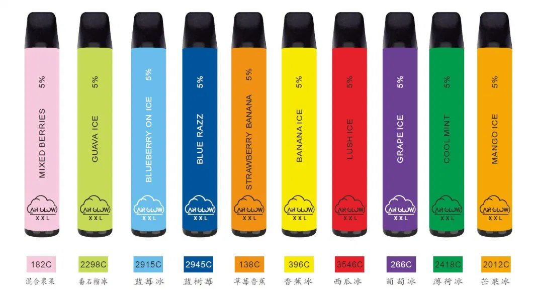 Wholesale Aierbaita Air Glow XXL Disposable Vape Pen 26 Flavors Non-Mechanical Manual Without Display 5%Nicotine