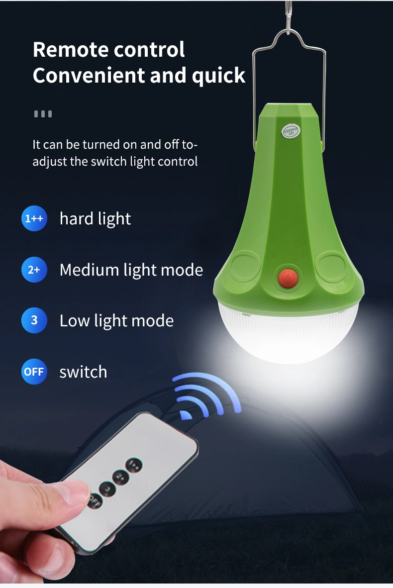 Portable 5W Solar Energy Charging Kit Outdoor Light System with 4 LED Bulb and USB Phone Charging Solar Light