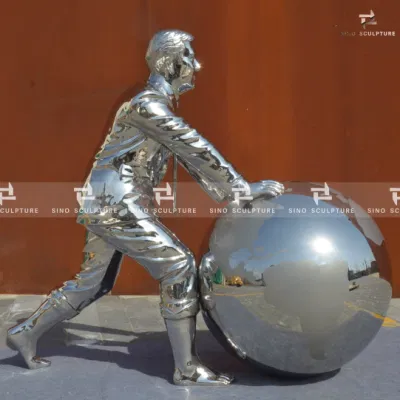 Mirror Casted Stainless Steel Statue