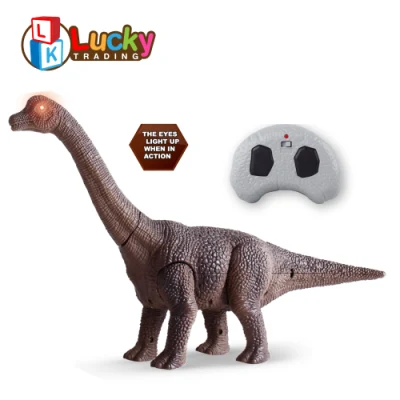 R/C Brachiosaurus Remote Control Dinosaur Robot Toy Long Neck Walking Dino