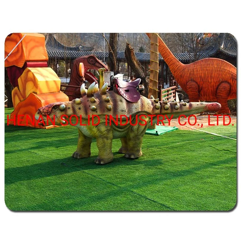 Amusement Park Ride on Electric Motor Bikes Kiddie Dinosaur Ride for Sales