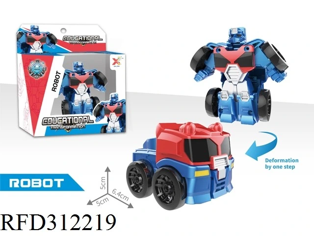 Intelligence Plastic Deformation Robot Car Toy