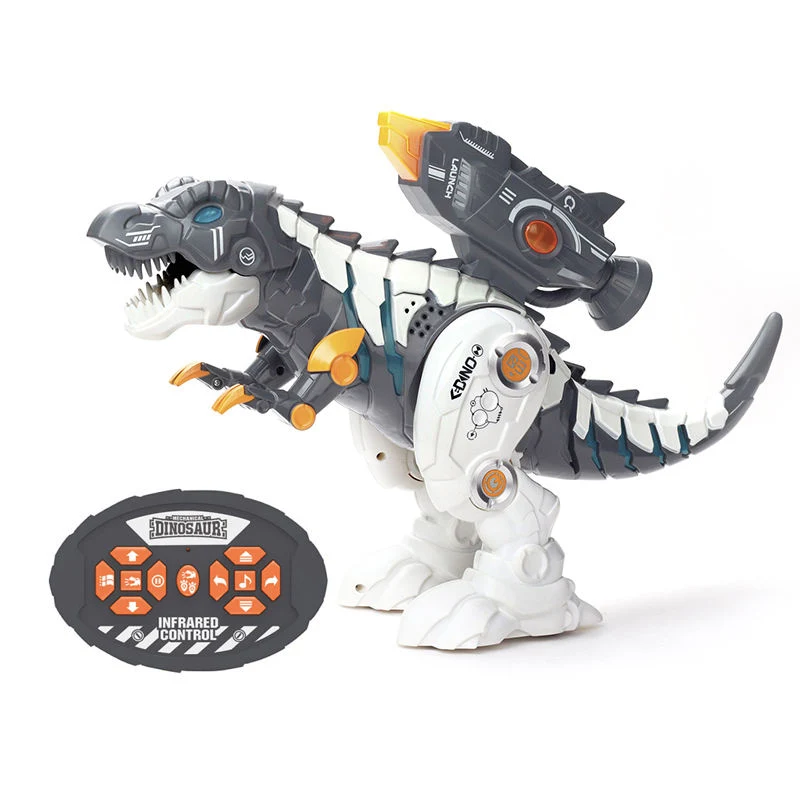 Amazon New Remote Control Toy Dinosaur Mechanical Tyrannosaurus Rex RC Dino Toys Robot for Kids Gift with Mist Spraying Thruster