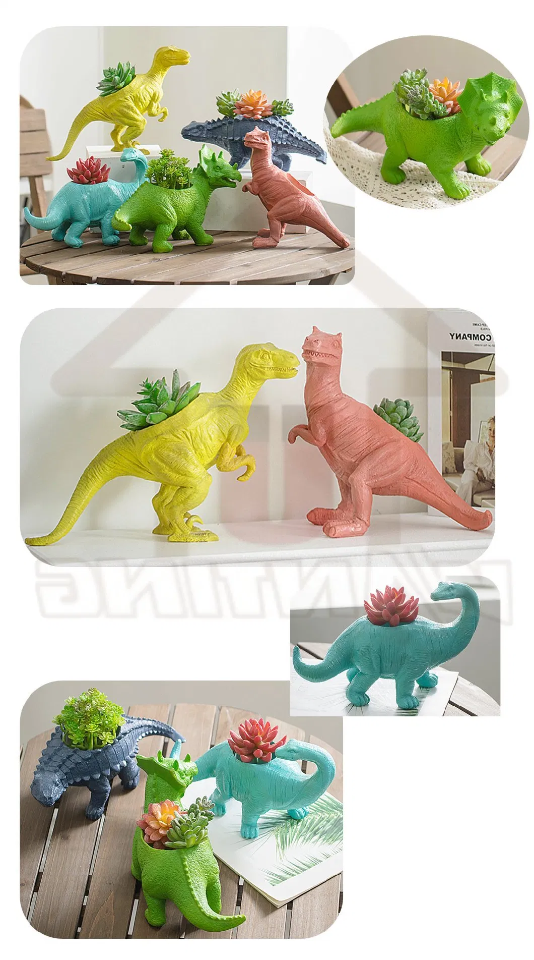 Hot Sale Dinosaur Statue Home Decoration Art Decor Animal Craft Modern Sculpture