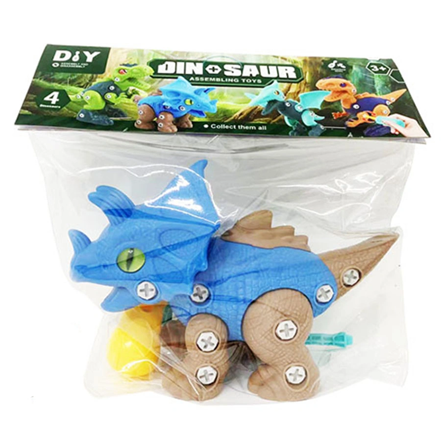 Assembling Dinosaurs - Triceratops (with manual screwdriver)