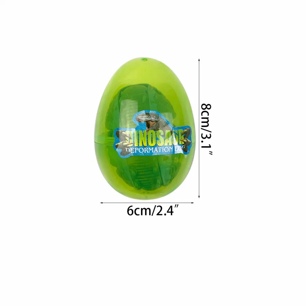 Dinosaur Deformation Eggs Prefilled Plastic Easter Eggs with Toys Inside for Kids Boys Girls Toddlers Easter Basket Stuffers Gifts Party Favors