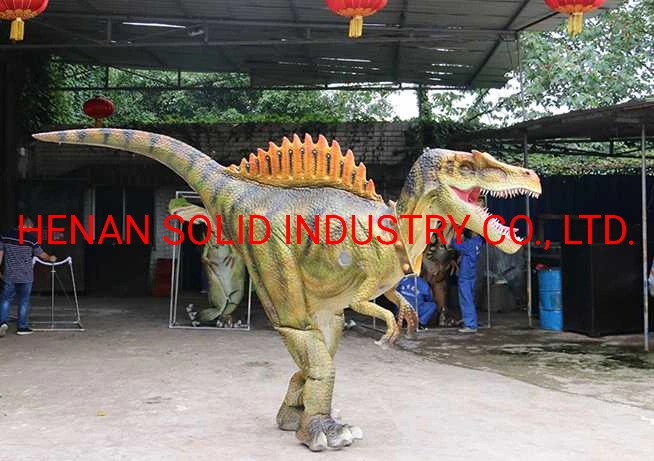 Realistic Dinosaur Costume with Person Inside