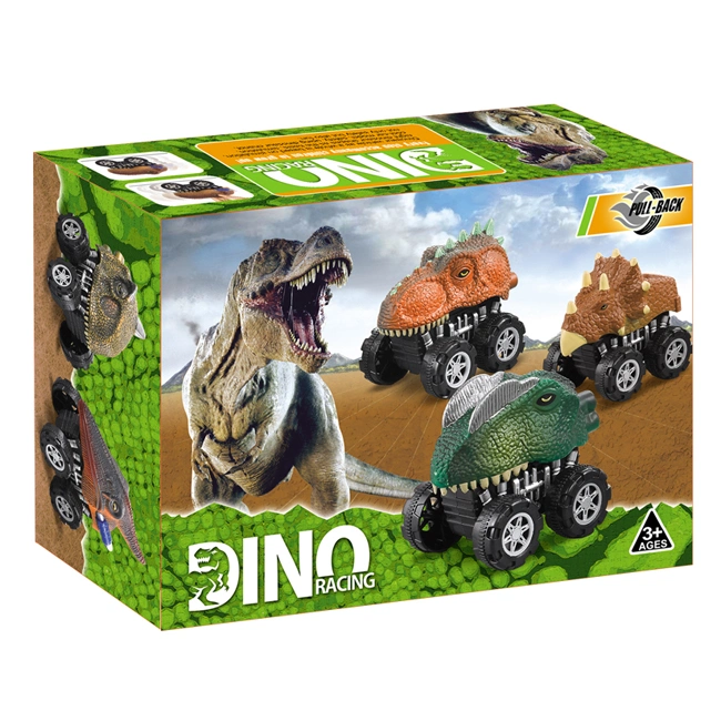 Dinosaur Pull Back Car Toys 8 Styles Mixed Dino World Including Triceratops Tyrannosaurus Funny Dino Car Kids Dinosaur Toys