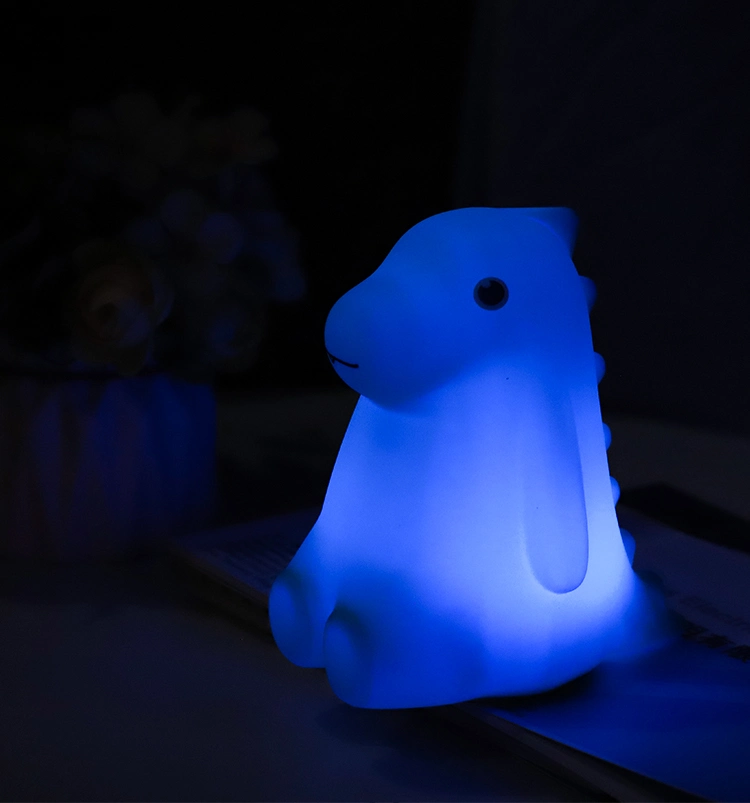 Dinosaur Cute Bedroom Baby Hand Touch Color Changing Night Light
