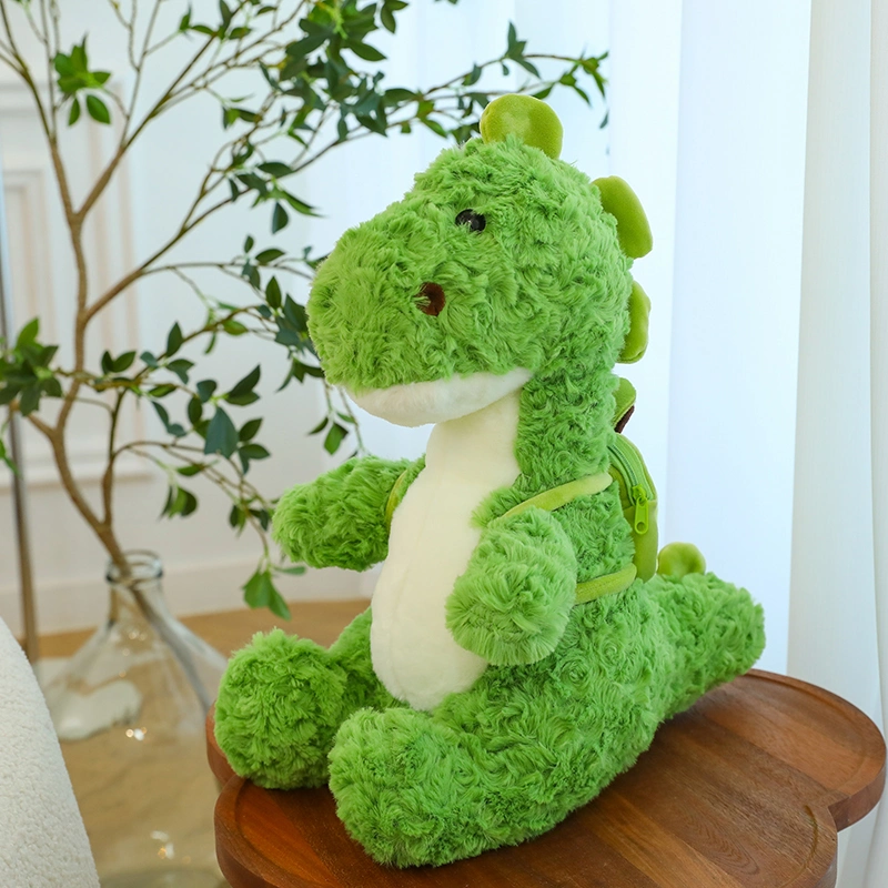 Factory Wholesales Cartoon Dinosaurs Creative Knapsack Dinosaur Plush Toys Children Stuffed Toys Machine Plush Toys