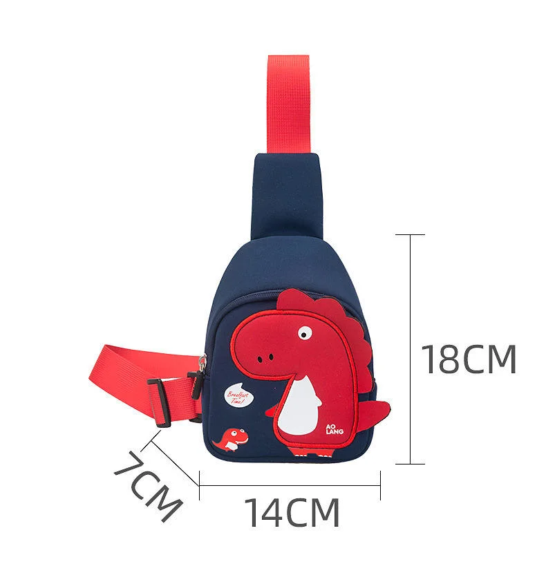 Wholesale Cute Kids Baby Chest Bag Cartoon Character 3D Style Children Backpacks