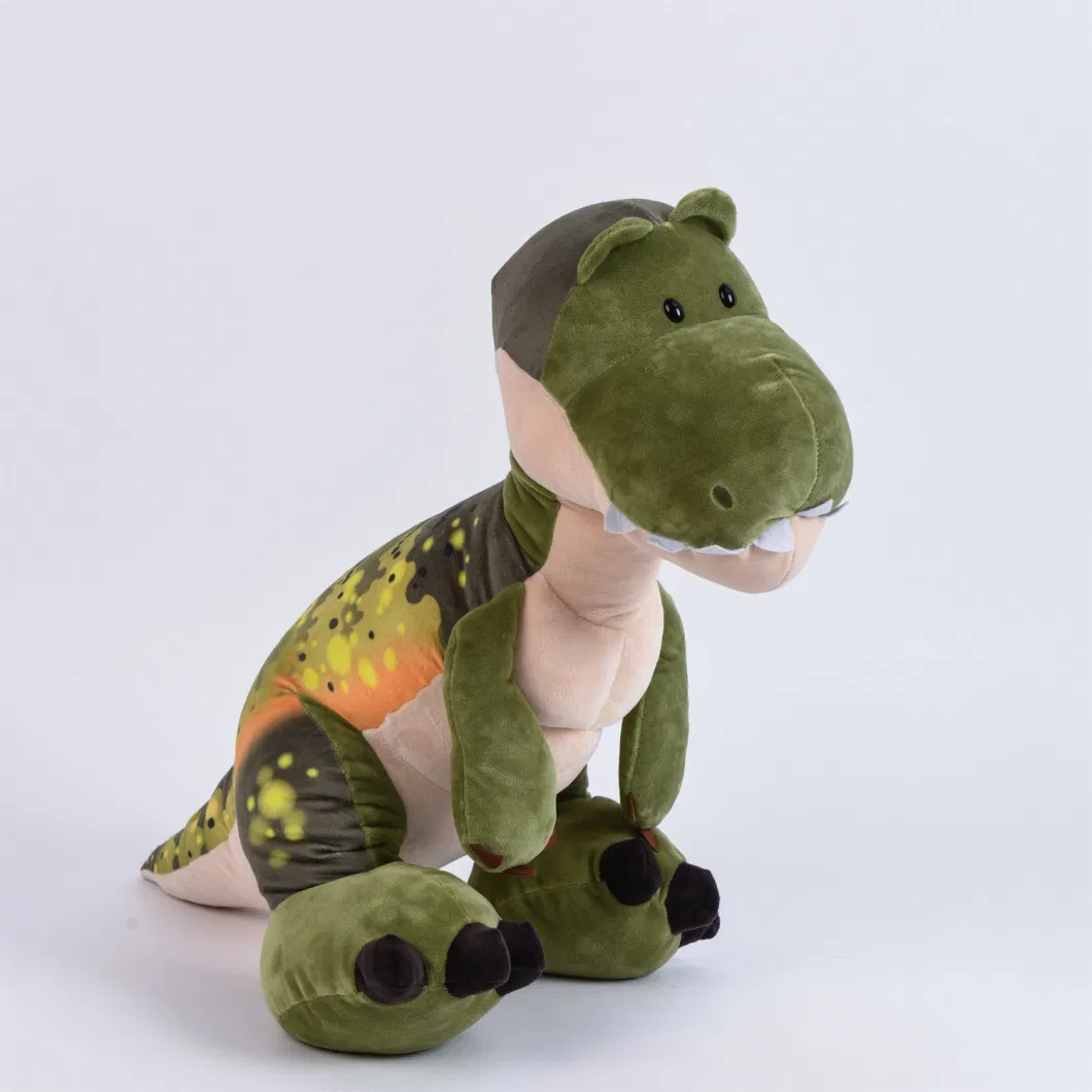 Wholesale Dinosaur Plush Toy Cartoon Tyrannosaurus Rex Cute Stuffed Plush Doll for Children Gifts