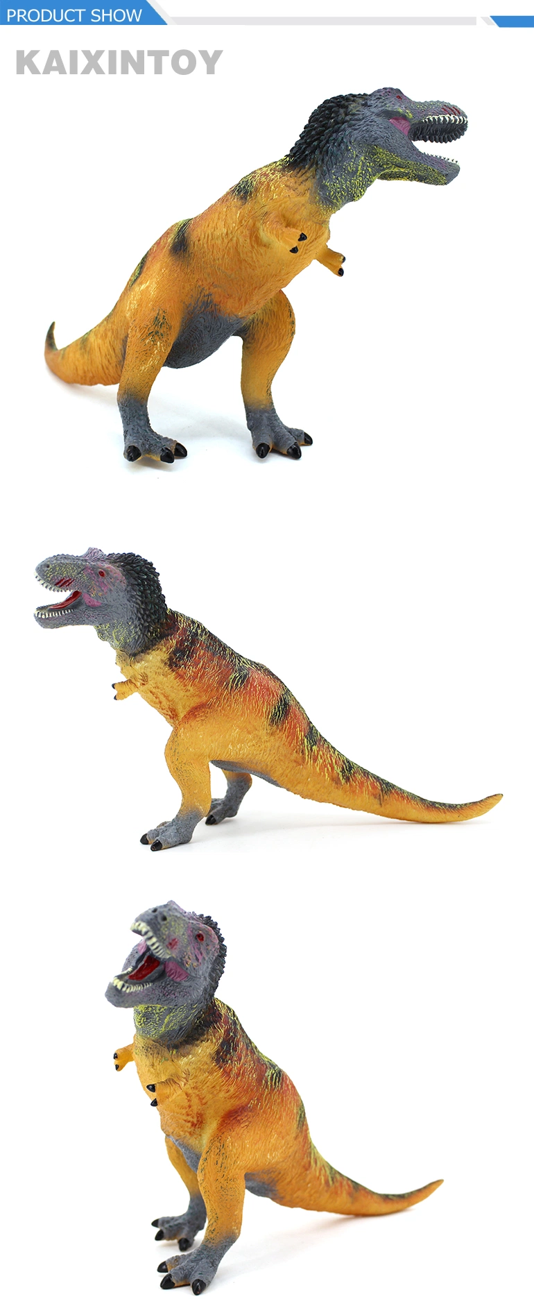 Wholesale Dinosaur Toys Vinyl Animal Toy Plastic Dinosaur Toys