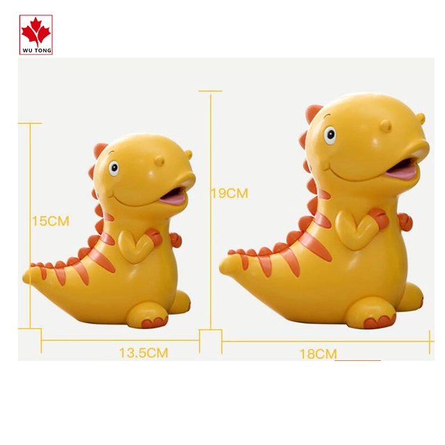 Wholesale Resin Dinosaur Piggy Bank Animal Coin Bank Home Decoration