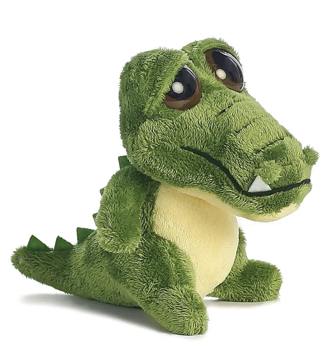 2023 New Custom Plush Stuffed Anime Green Dinosaur Tyrannosaurus Rex Toy