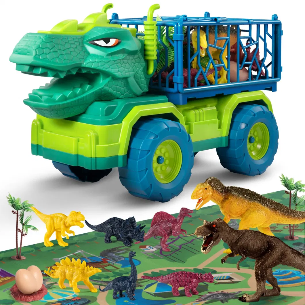 Dinosaur Tyrannosaurus Transport Car Carrier Truck Toy for Boys