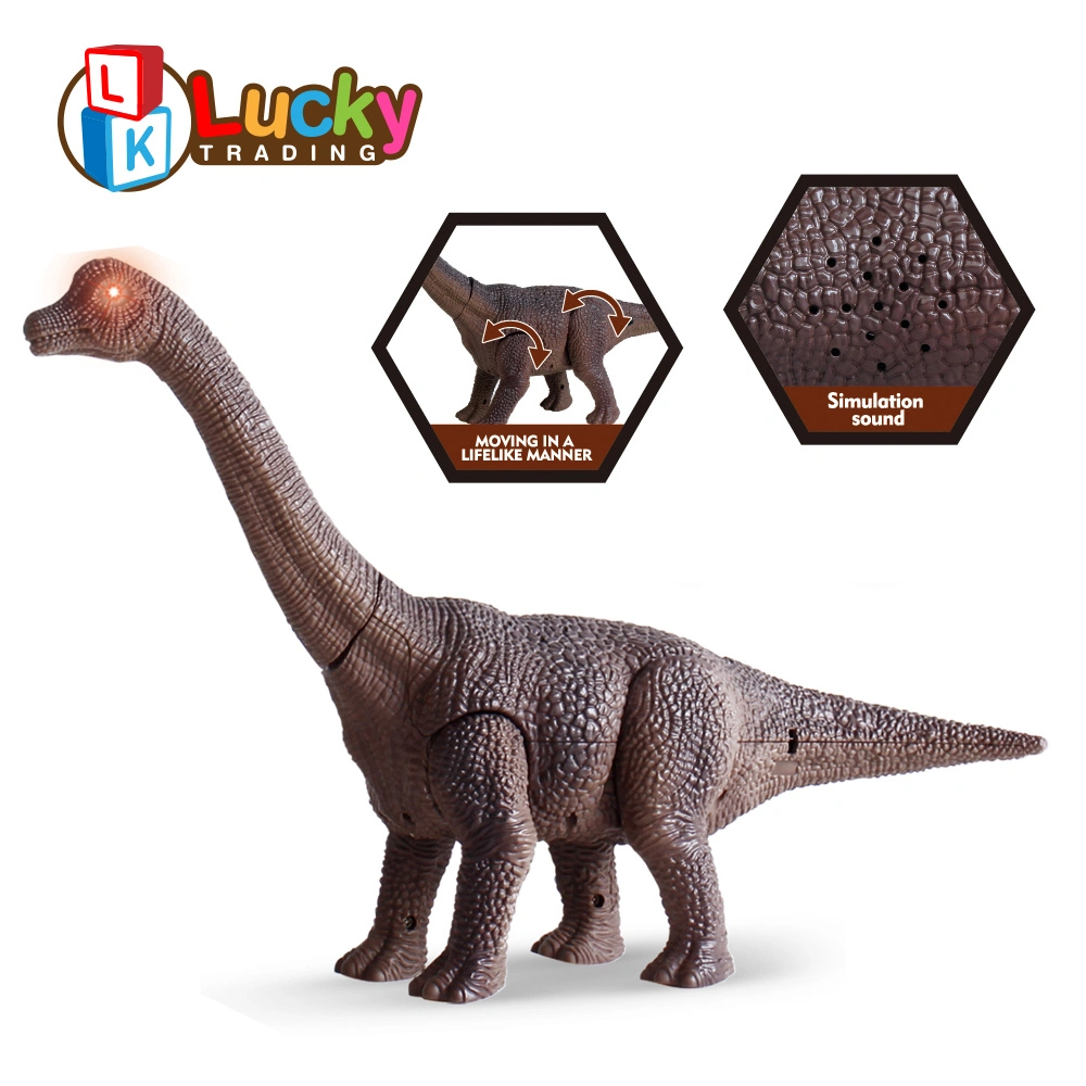 R/C Brachiosaurus Remote Control Dinosaur Robot Toy Long Neck Walking Dino