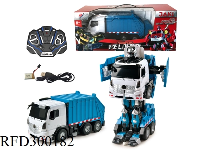 Deformation Engineering Vehicle 2.4G RC Robot Truck Toys