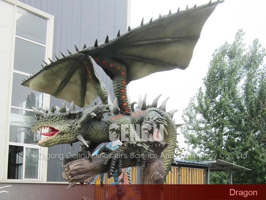 Amusement Park Dinosaur Garden Dragon Statue