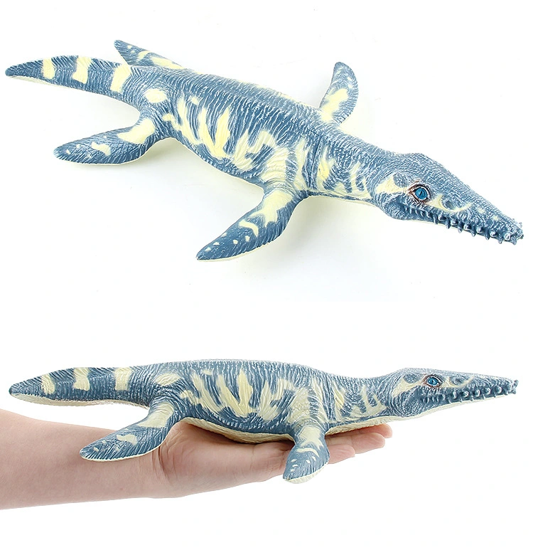 Jurassic Simulation Dinosaur World Toy Model Ichthyosaur Padded Soft Rubber Submarine Dinosaur Handmade Model Ornaments