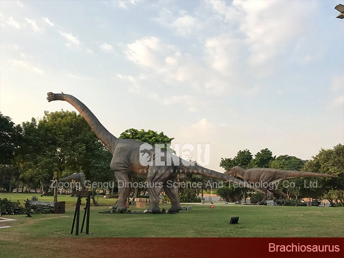 Attraction Dinosaur Theme Park Animatronic Dinosaur Outdoor