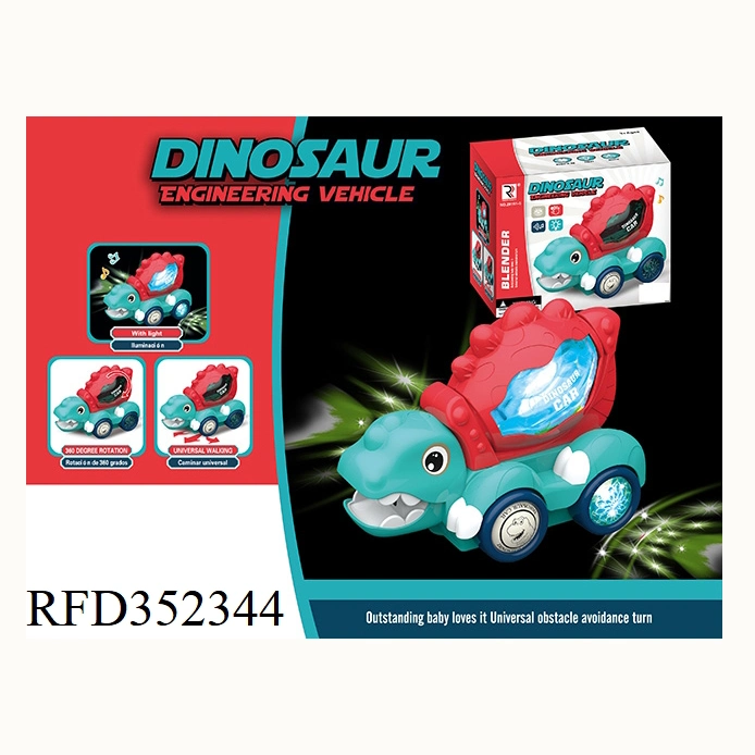 Animal Toy Electric Toy Truck Car Cartoon Dinosaur Mixer for Baby