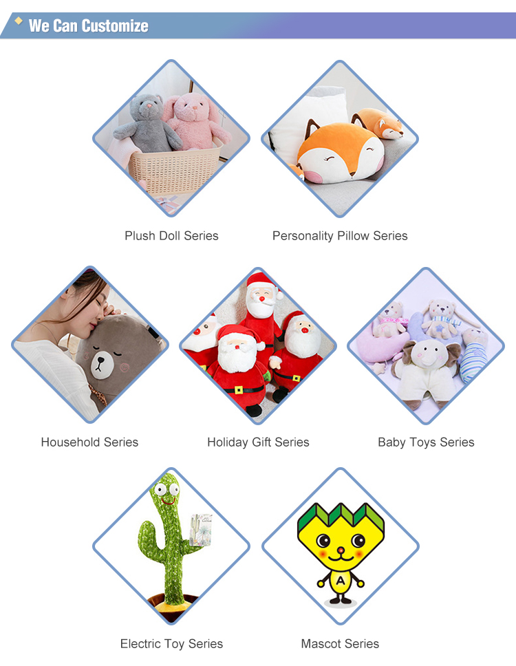 Yanxianv 40-70cm High-Quality Supplier Hot Sale Custom Stuffed Animal Pig Dog Rabbit Cat Dinosaur Soft Toys Pillow