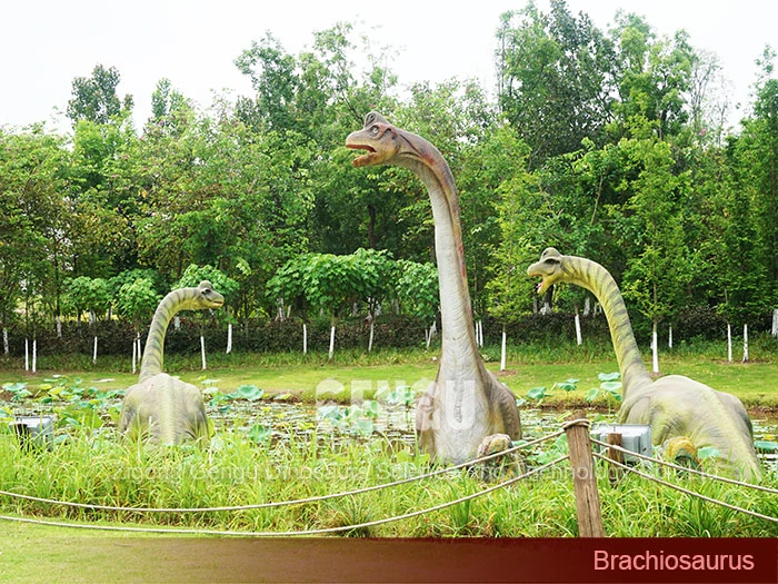 Dinosaur Sculpture Life-Size Brachiosaurus Realistic Robotic Dinosaur