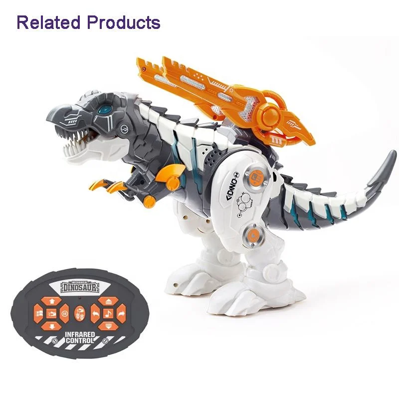 Amazon New Remote Control Toy Dinosaur Mechanical Tyrannosaurus Rex RC Dino Toys Robot for Kids Gift with Mist Spraying Thruster