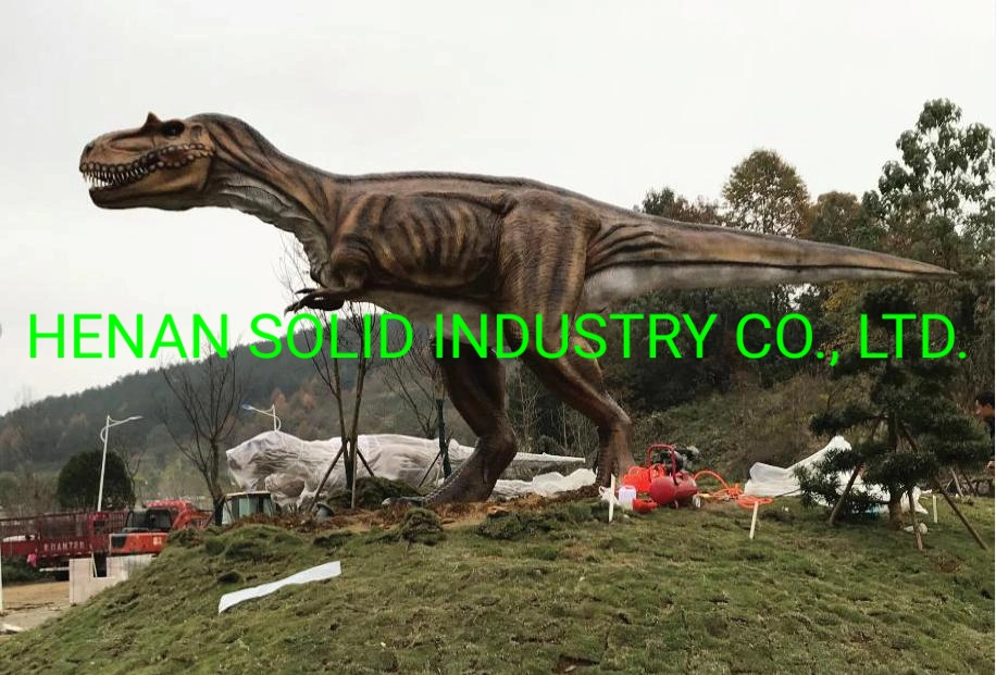 High Simulation Animatronic Dinosaur in Jurassic Park Luna Park Equipment