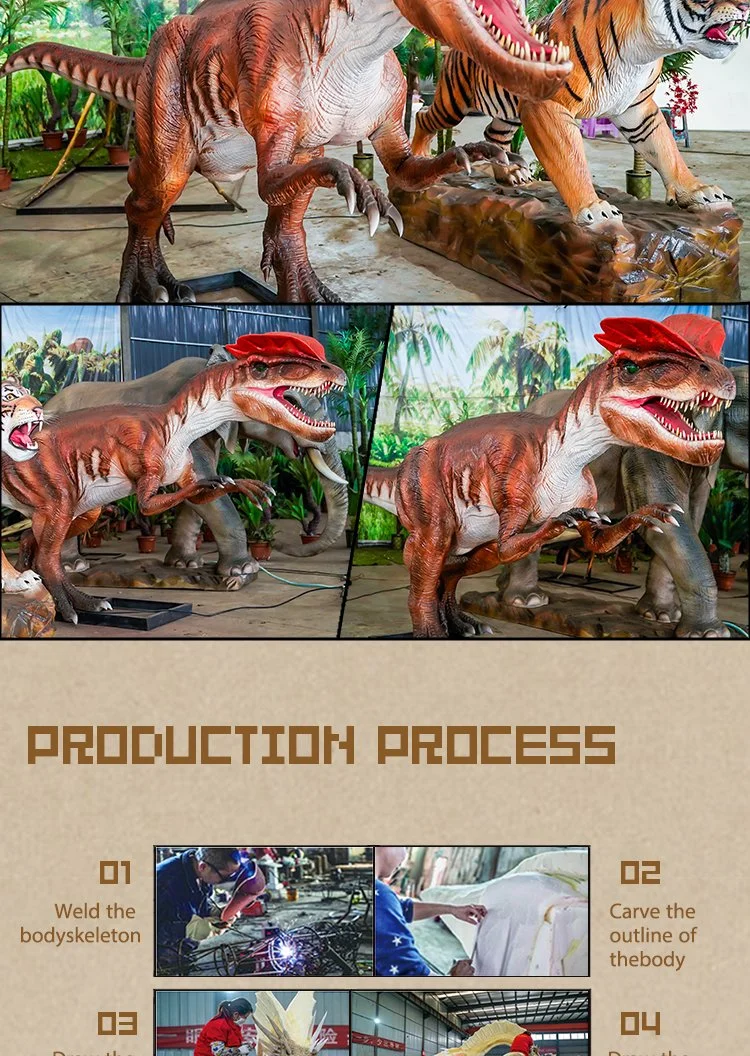 Dictyostelionus Animatronic Dinosaur Realistic Pose Design Museum Professional Animatronics Dinosaur Manufacturer