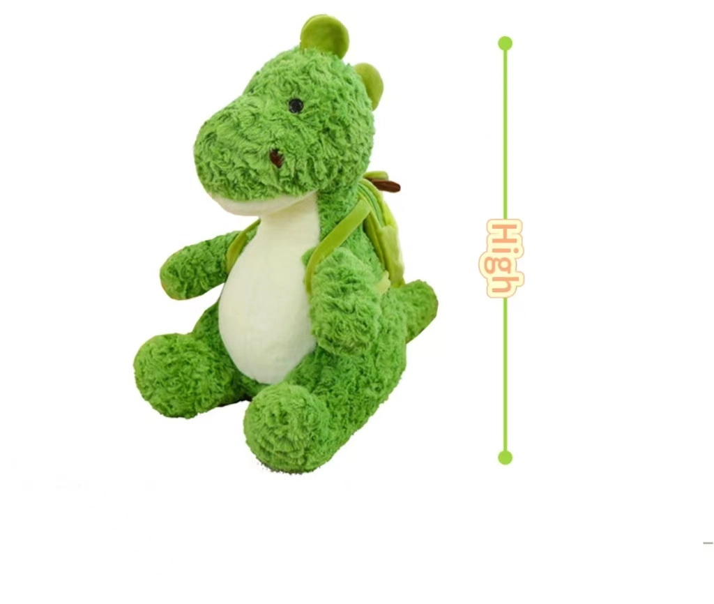 Factory Wholesales Cartoon Dinosaurs Creative Knapsack Dinosaur Plush Toys Children Stuffed Toys Machine Plush Toys