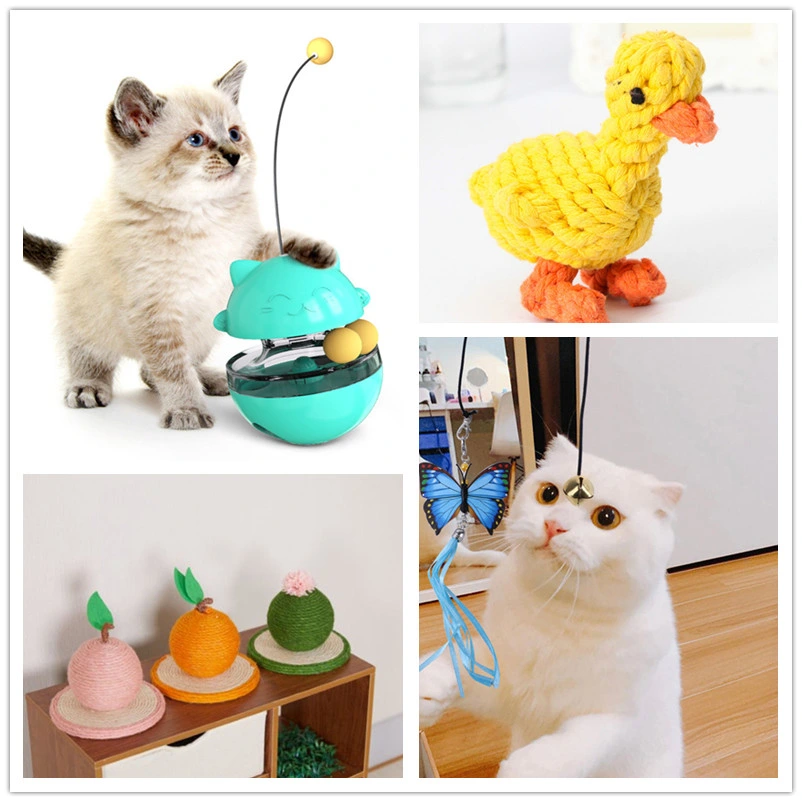New Stock Arrival Stuffed Bite-Resistant Customized Dog Cat Toys Kit for Indoor Cats