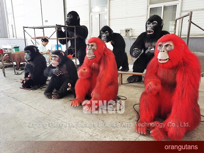 Handmade Orangutans Model Simulation Animal Model for Park