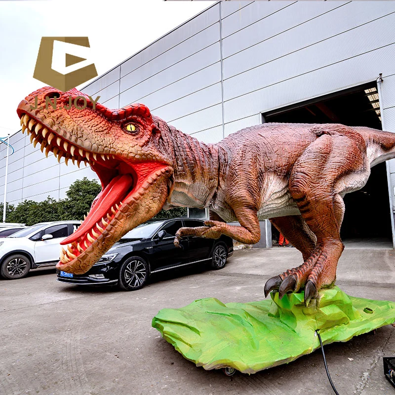 Jn-Zm24 Amusement Park Decor Dinosaur 3D Display Animatronic Dinosaur Model for Theme Park