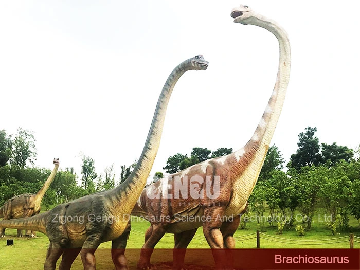 Dinosaur Sculpture Life-Size Brachiosaurus Park Dinosaur