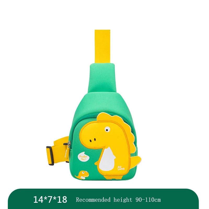 Kindergarten Children Backpack Cartoon Cute Dinosaur Baby Chest Bag