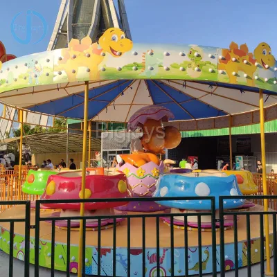 Park Rides Rotary Dinosaur Cup Rides para niños