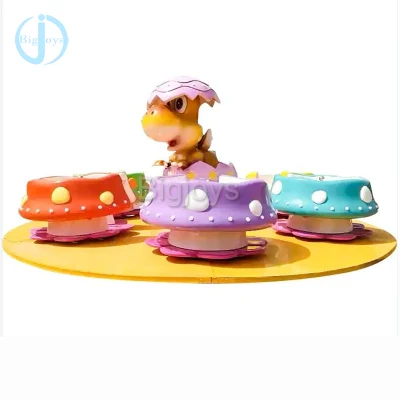 Park Rides Rotary Dinosaur Cup Rides para niños
