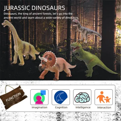 12 Estilos Jurásico Mundial Dinossauros plástico Modelo de animales antiguos niños Cognición 17 pulgadas realista Dinosaur Toys con sonido