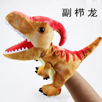  Títere de mano de dinosaurios de juguete de felpa de marionetas de mano personalizado