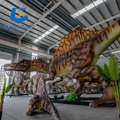  Jn-ZM Giant T Rex Dinosaurio robot Fabricante Animatronic Dinosaurio para Parque