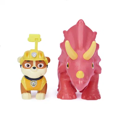 Dinosaurio personalizado de Patrulla de Rescate de pata de perro Dino héroe cachorro juguete figura