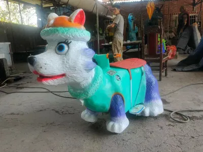 Parque al aire libre Perro Paseo Niño Push animales Scooter eléctrico