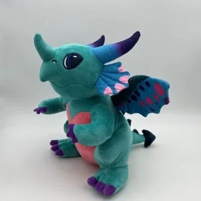  Peluche de dinosaurio para el alivio del estrés ponderado toque lindo juguete Juguetes muñeco de peluche juguete de peluche rosa verde de la bolsa de OPP lindo divertido