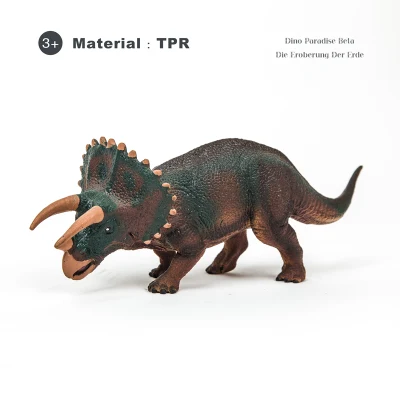 Juguete de plástico Venta caliente cognitivo enseñanza a los niños Juguetes Juguetes dinosaurios Iimitation realista simulación de los niños TPR dinosaurio favorito